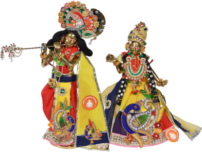 Radha krishna idol dress clearance