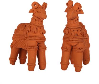 Village Decor Terracotta/Clay Goat small Decorative Showpiece - 10 cm Price  in India - Buy Village Decor Terracotta/Clay Goat small Decorative  Showpiece - 10 cm online at 