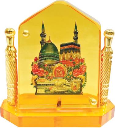 Bulb Centre Muslim God Makkah Madina Masjid Frame For Car Dashboard Gifting Decorative Showpiece 10 Cm Price In India Buy Bulb Centre Muslim God Makkah Madina Masjid Frame
