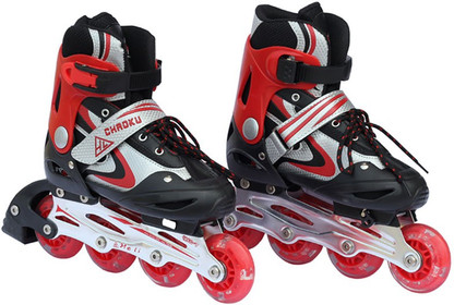 metal roller skates over shoes