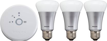 PHILIPS Hue Starter Kit (With Bridge) Smart Bulb