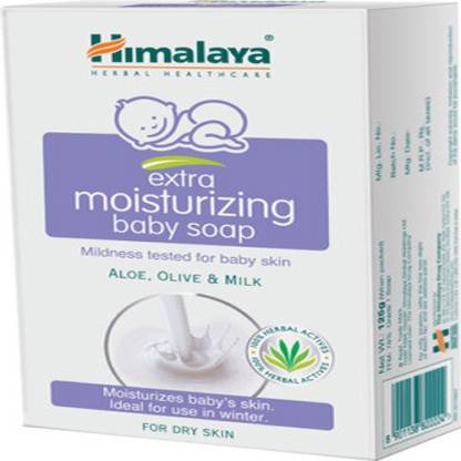 Himalaya Herbals Baby Extra Moisturizing Soap-125g(Pack Of -2)