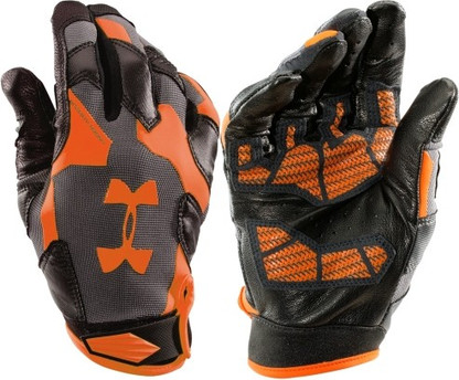 under armour orange gloves