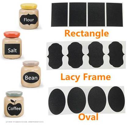 Stickonn Medium Vinyl Chalkboard Kitachen Jar Label Price In India Buy Stickonn Medium Vinyl Chalkboard Kitachen Jar Label Online At Flipkart Com