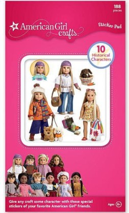 Details about   American Girl Crafts LOT_Historical Doll Sticker Pad_Classic_AG LOGO Sticker_NEW 