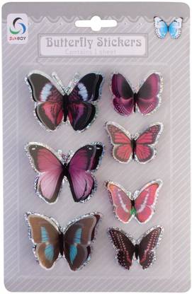 Download Sunboy Small 3d Self Sticking Butterfly Wall Art Decor Price In India Buy Sunboy Small 3d Self Sticking Butterfly Wall Art Decor Online At Flipkart Com