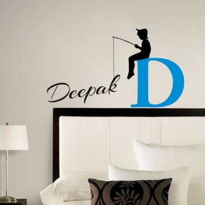 decor kafe 22 cm Fishing Style Name DEEPAK Wall Covering Size : (56 X 36 CM  ) Self Adhesive Sticker Price in India - Buy decor kafe 22 cm Fishing Style  Name