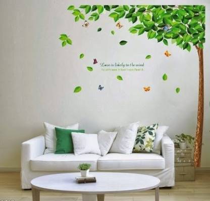 Wow Wall Stickers Natural Tree Sticker Removable In India At Flipkart Com - Are Wall Stickers Removable