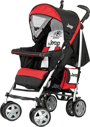red jeep stroller