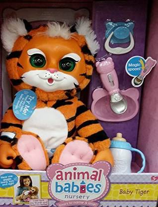 Jakks Pacific Animal Babies Nursery Deluxe Ba Tiger 12 Inch Animal Babies Nursery Deluxe Ba Tiger Buy Tiger Toys In India Shop For Jakks Pacific Products In India Flipkart Com