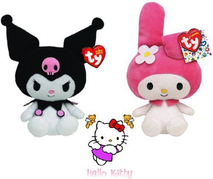 kuromi and melody plushies