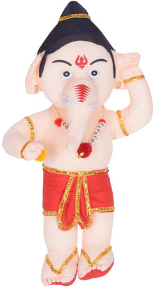 atorakushon Baal Ganesh Soft Teddy Toy 