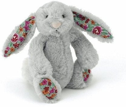 jellycat silver blossom bunny