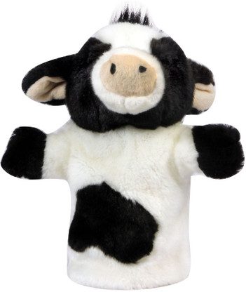 Hamleys Cow Hand Puppet - 23 cm - Cow 