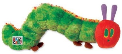 The Very Hungry Caterpillar Soft Toy Length 41cm from The World of Eric Carle 