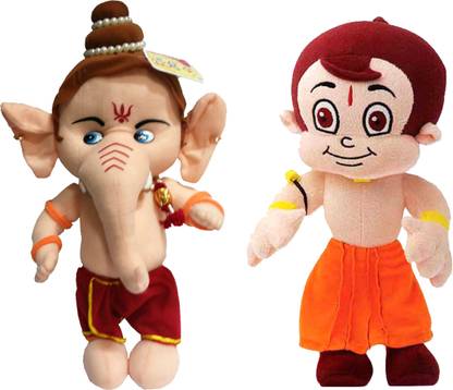 Saugat Traders Ganesh Ji With Chhota Bheem 18 Inch Ganesh Ji With Chhota Bheem Buy Ganesha Toys In India Shop For Saugat Traders Products In India Toys For 3 36 Months Kids Flipkart Com