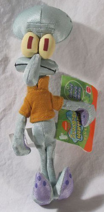 squidward reversible plush