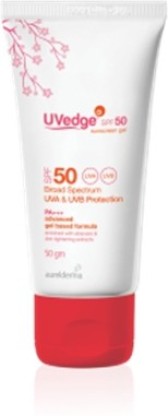 uvedge sunscreen gel spf 30 review