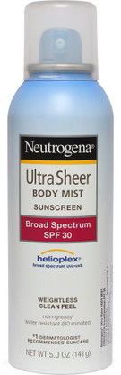 neutrogena body mist sunscreen 30