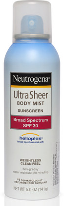 neutrogena spf 100 body mist