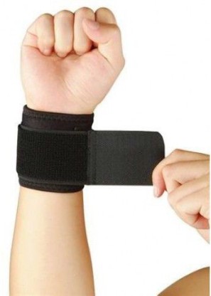 Sweatband Wrist Band/Wrist Support for Gym and Sports Activities Pair of 3 