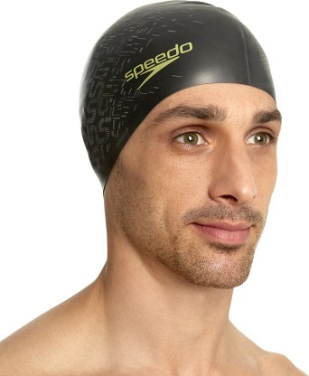 Speedo Swimming Caps Reversible Monogram Swim Cap Pool Unisex 