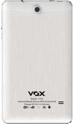 vox vox 3g 7inch v102 dual sim calling tablet cum mini laptop with keyboard 512 mb ram 4 gb rom 7 inch with wi fi 3g tablet black white