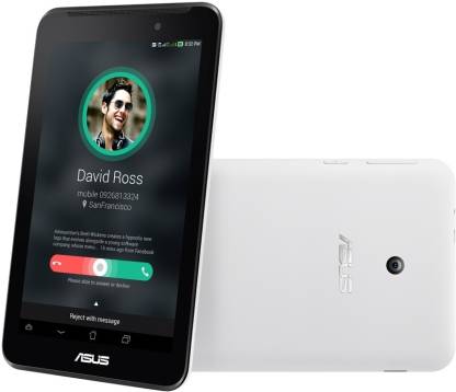 ASUS Fonepad 7 FE170CG 1 GB RAM 4 GB ROM 7 inch with Wi-Fi+3G Tablet (White)