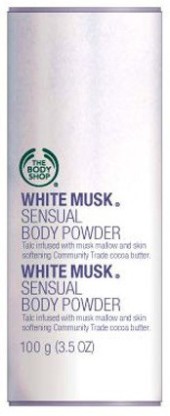 white musk body powder