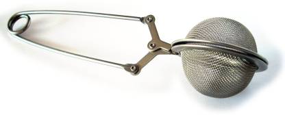 Tea Ball Infuser Stainless Steel Spoon Filter Squeeze Leaves Herb Mesh Strainer