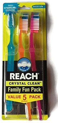 reach crystal clean toothbrush soft