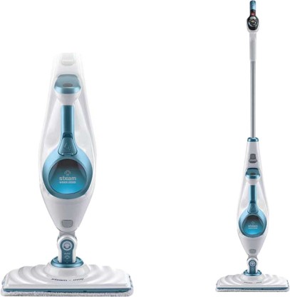 99.9% of Bacteria and Germs Killed without Chemicals BLACK+DECKER Steam mop with hand cleaner 500 ml 9 Accessories Heating Time: 15 s FSMH1321J-QS 1300W 