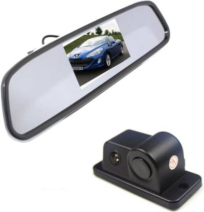 images Car Front View Camera India alria 2 in1 car parking reversing radar rear camera with 4 3 rearview lcd tft monitor vehicle camera system