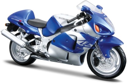 Suzuki GSX 1300R 1:12 Blue Motorcycle Bike Model Collection Birthday Gift Boxed 