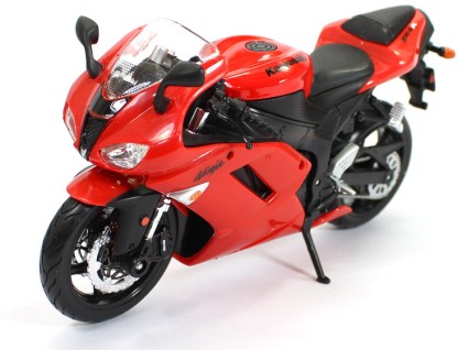 Maisto Kawasaki Ninja ZX-6R Black/Red Motorcycles 1/12 Diecast Model 