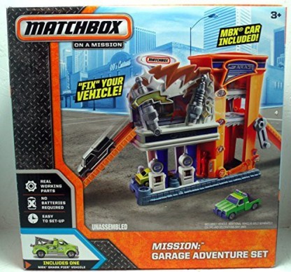 matchbox garage set