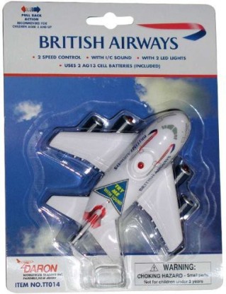 toy airplane with lights and sounds