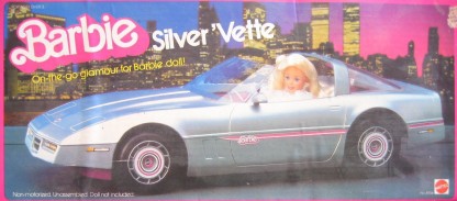 barbie silver vette