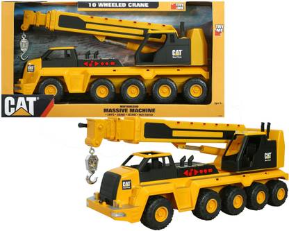 Cat Construction Massive Machine 10 Wheel Crane Construction Massive Machine 10 Wheel Crane Buy Truck Toys In India Shop For Cat Products In India Flipkart Com Shawal crane amazing today in village mycranes combine simple machines to lift extremely heavy objects. cat construction massive machine 10