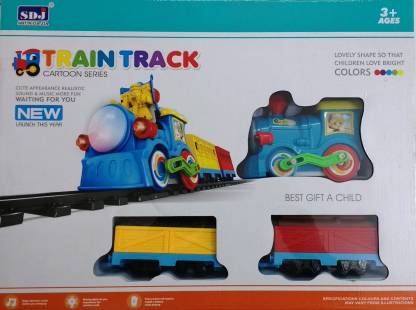 Jaibros Cartoon Series Track Train Set - Cartoon Series Track Train Set .  shop for Jaibros products in India. 
