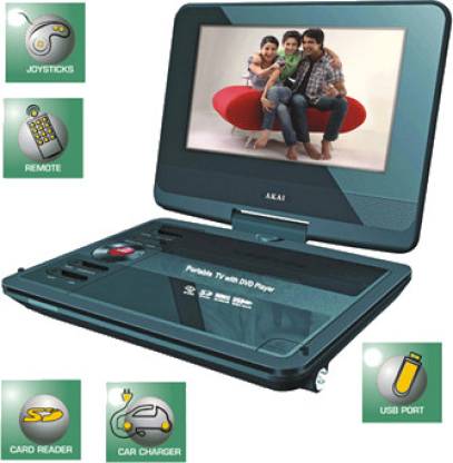 uitdrukken munt Betekenisvol Akai APTV7100 7 inch DVD Player - Akai : Flipkart.com