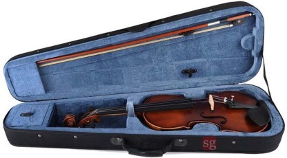 Bow and Rosin for Adults,Beginners Students White Varnish Solid Wood Viola Outfit with Lightweight Case Waful 16 Acoustic Viola Case Bow Rosin Musical Instrument Viola Set 