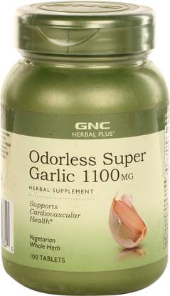 gnc herbal plus super garlic odorless