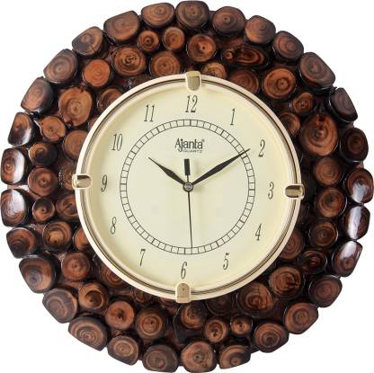 Wooden Og 30 48 Cm X 1 Wall, Wooden Wall Clock Flipkart