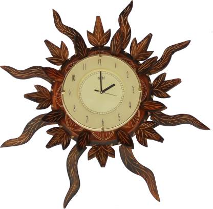 Ajanta Og 55 Cm X 3 Wall Clock, Wooden Wall Clock Flipkart