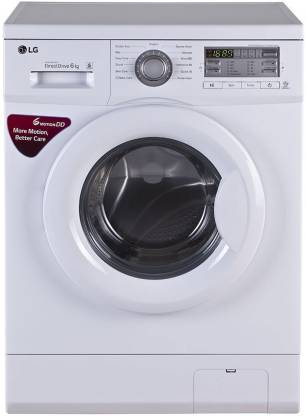 LG 6 kg Fully Automatic Front Load with In-built Heater White
