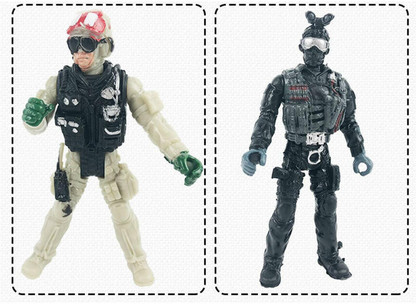 realistic military action figures