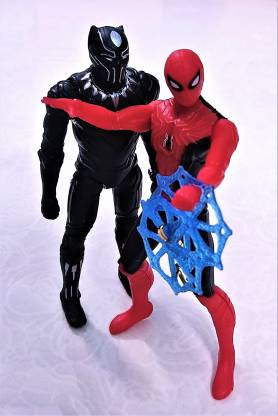 Thrifx Combat Special Series Black Panther and Spiderman Limited Action  Figure(Packof2) - Combat Special Series Black Panther and Spiderman Limited  Action Figure(Packof2) . Buy Spider Man Version 1 and Black Panther toys