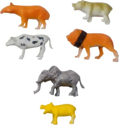 S Mark Plastic Animal Toys For Kids | Pack Of 6 | (Multicolor) - Plastic  Animal Toys For Kids | Pack Of 6 | (Multicolor) . Buy 100 toys in India.  shop for S Mark products in India. 