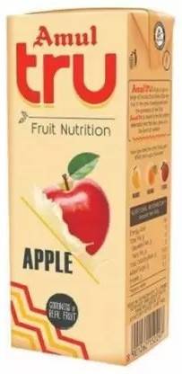 Amul TRU Apple Seltzer 200 Ml. PET (Pack of 30) PET Bottle Price in ...
